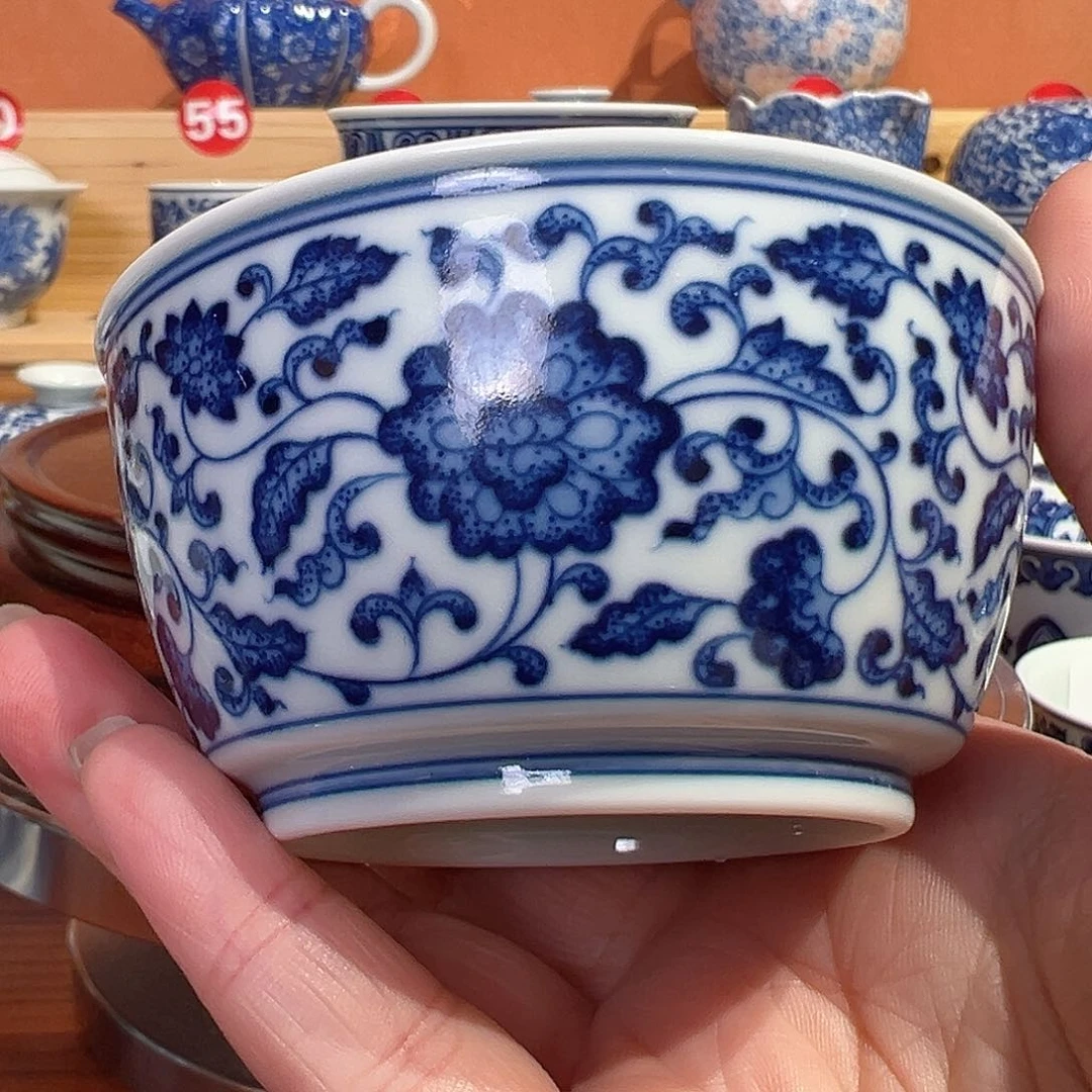 鸿*手绘手工陶瓷茶具