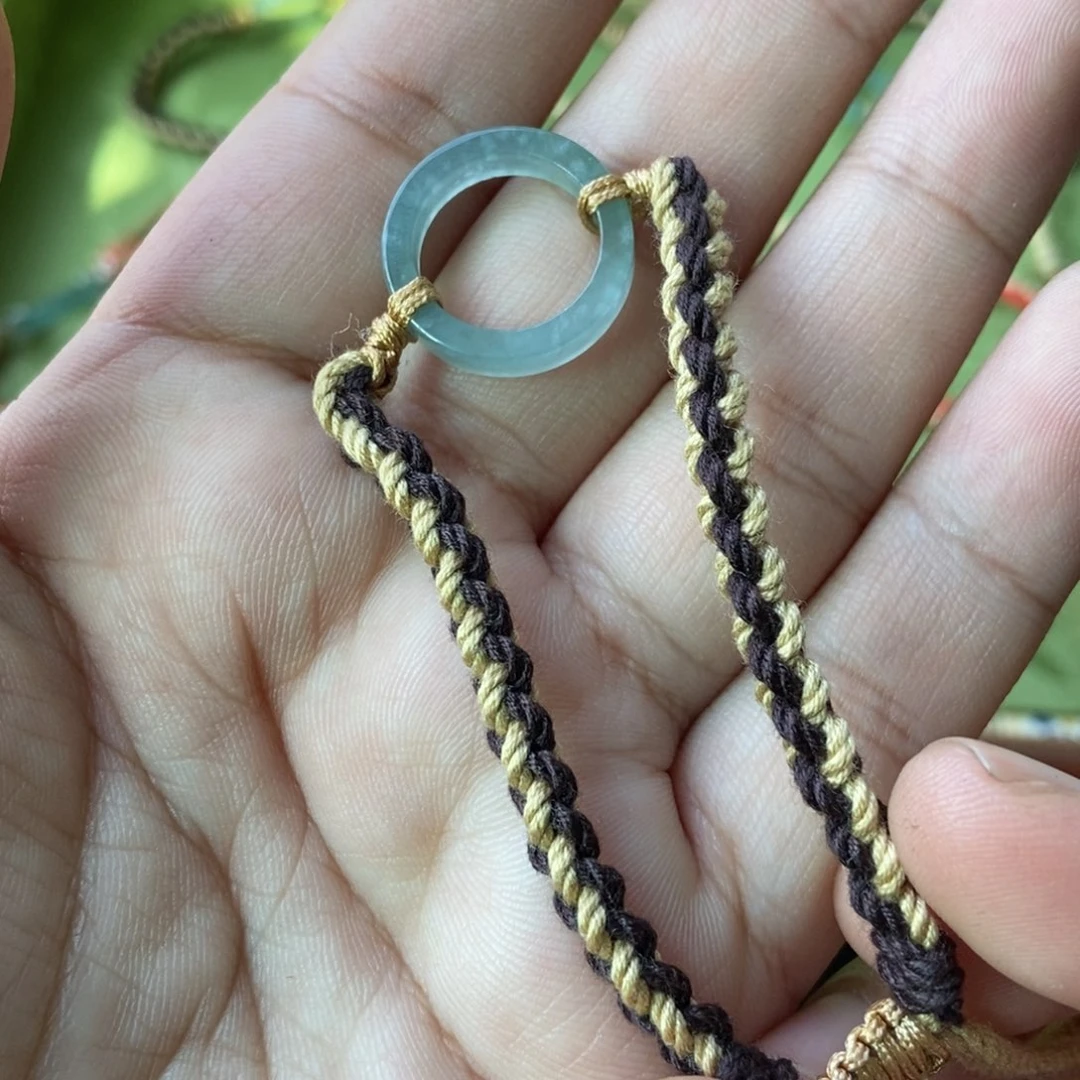 翡翠手链未镶嵌危料手绳