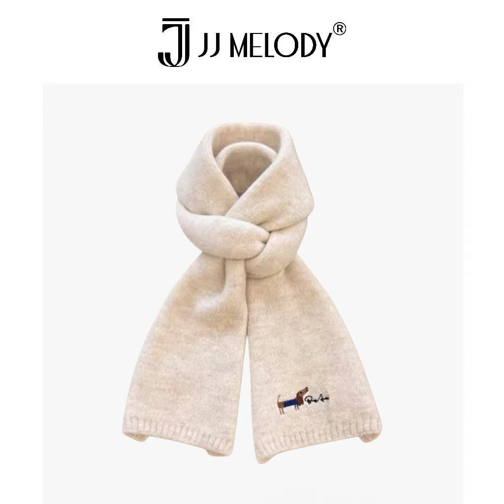 JJ Melody【腊肠狗】WJ-1413 羊毛 百搭时尚韩版围巾 23*160cm Y