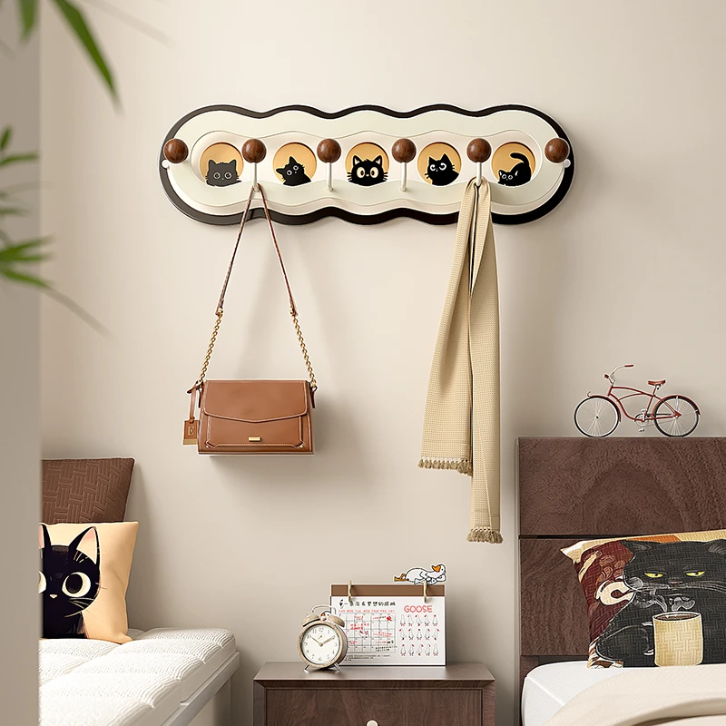 挂衣钩壁挂墙壁创意卧室墙上挂衣架衣帽架玄关包包门后衣服挂钩