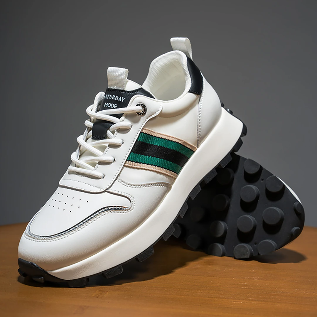 131号秋季透气男鞋拼色休闲运动鞋男轻便简约舒适跑步鞋男士潮鞋