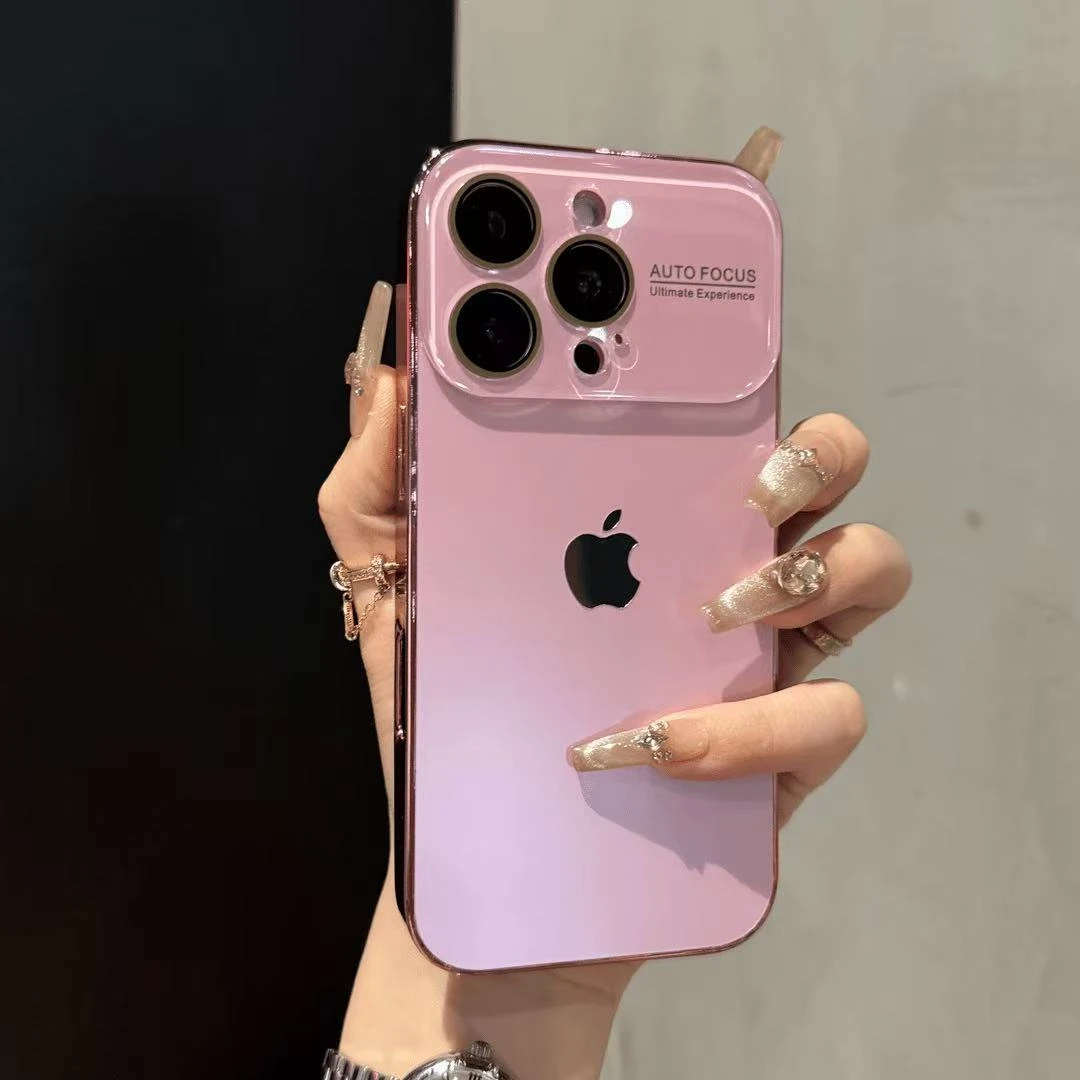 大视窗秒变17电镀磨砂适用苹果17promax手机壳iPhone16防摔15全包