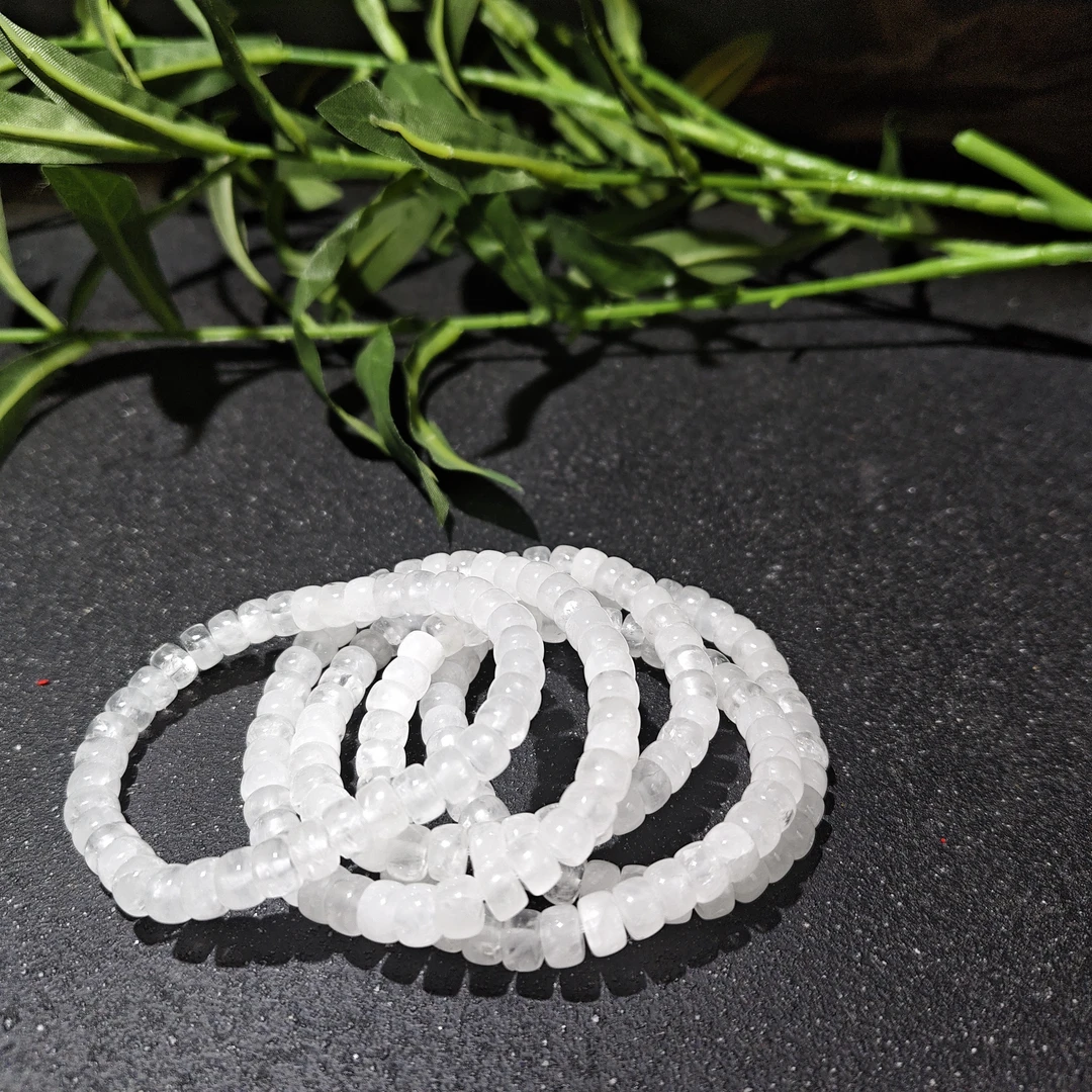 【黑胖珠宝】H0955 天然水晶直切手链多样性发其一