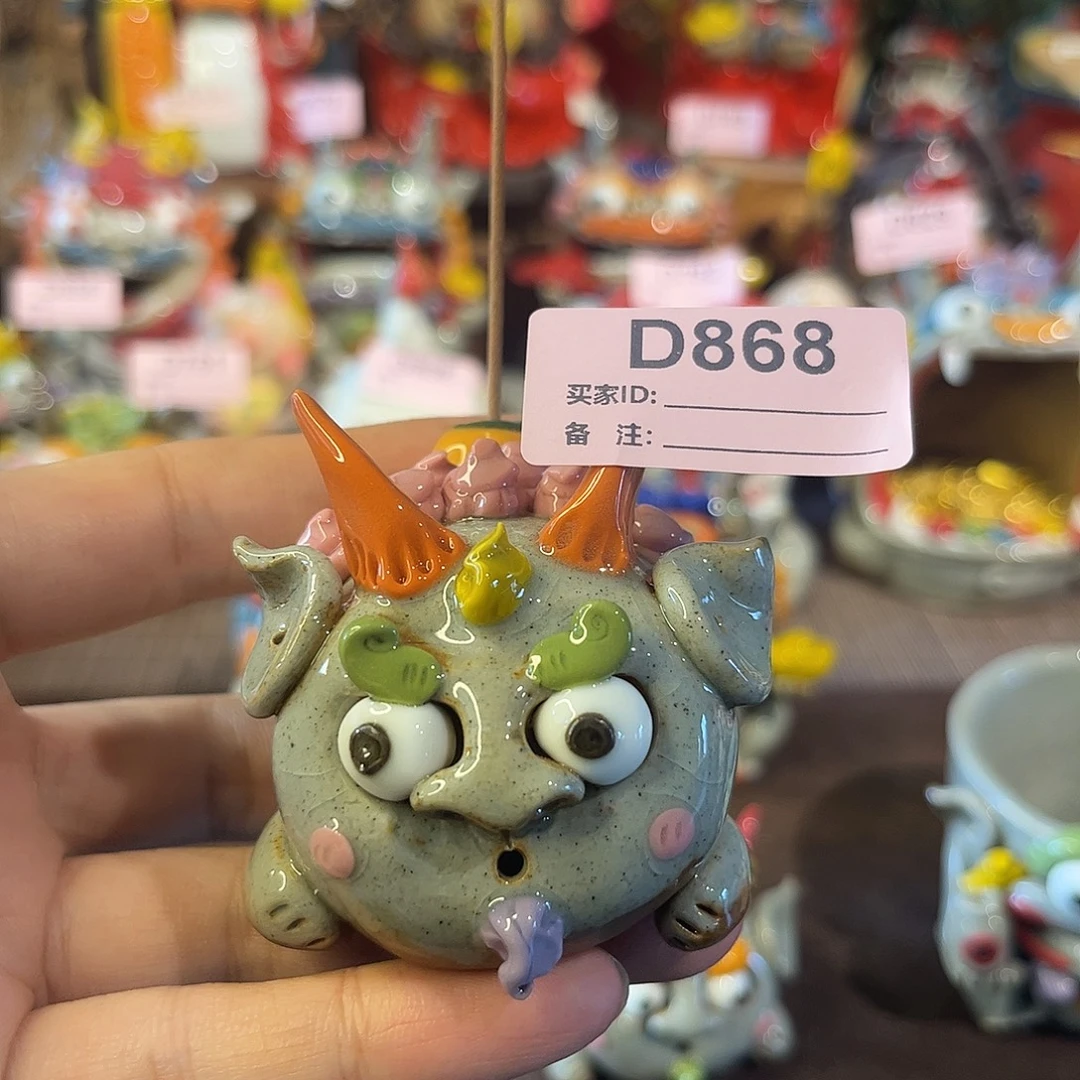 泥塑纯手工茶宠摆件