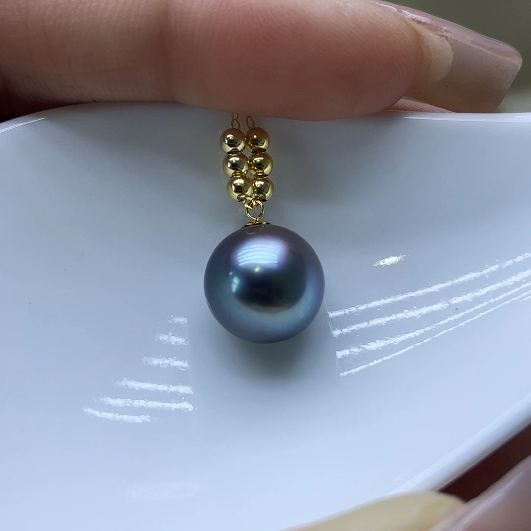 海水珍珠18K金镶嵌颈饰