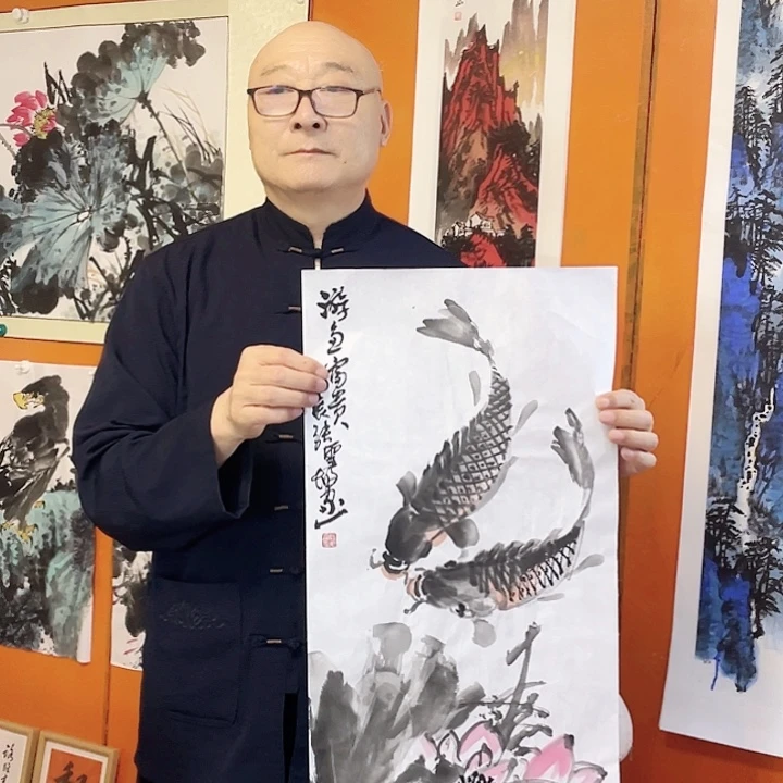 国画张圣敏先生纯手绘作品