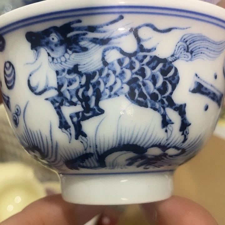 摆件景德镇陶瓷主人杯1344