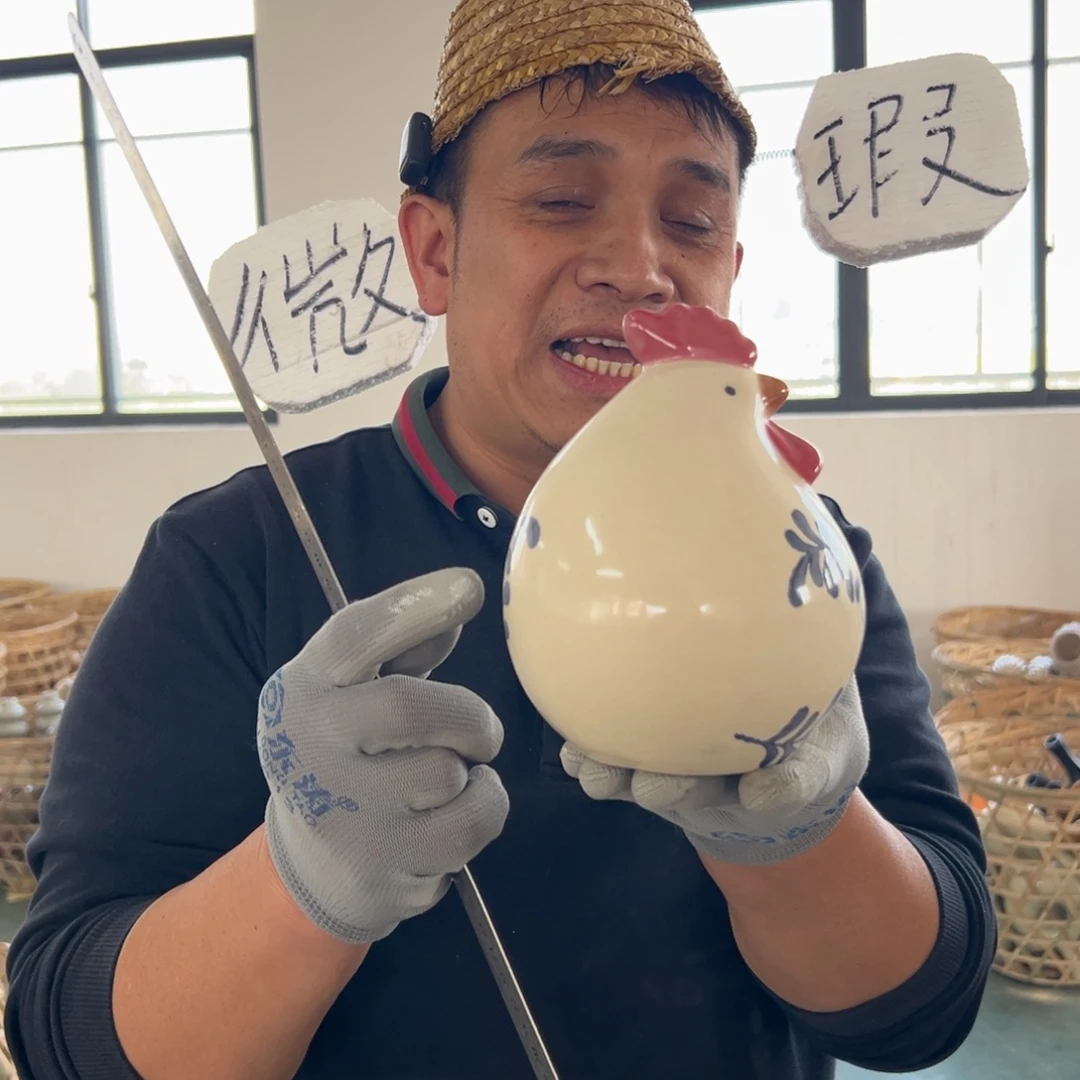 摆件61 号高中低温陶瓷工艺瓶（部分微瑕）