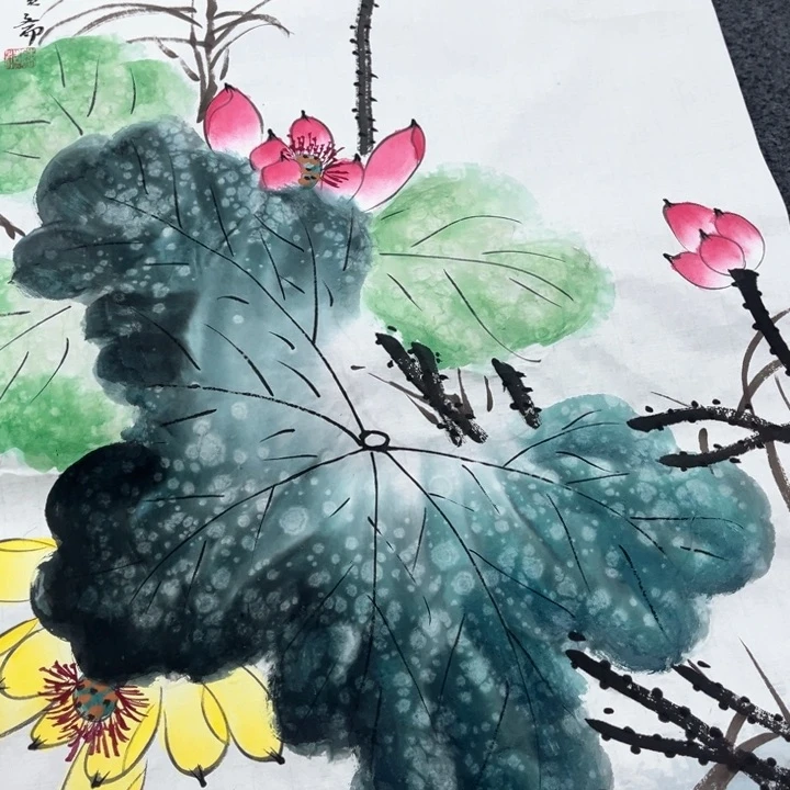 国画我的心好痛啊我的心真的好痛啊好痛啊