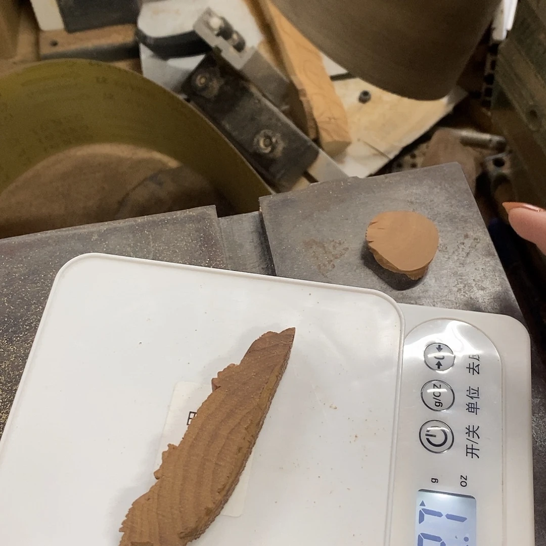 檀香木其他老物件切片12.7克
