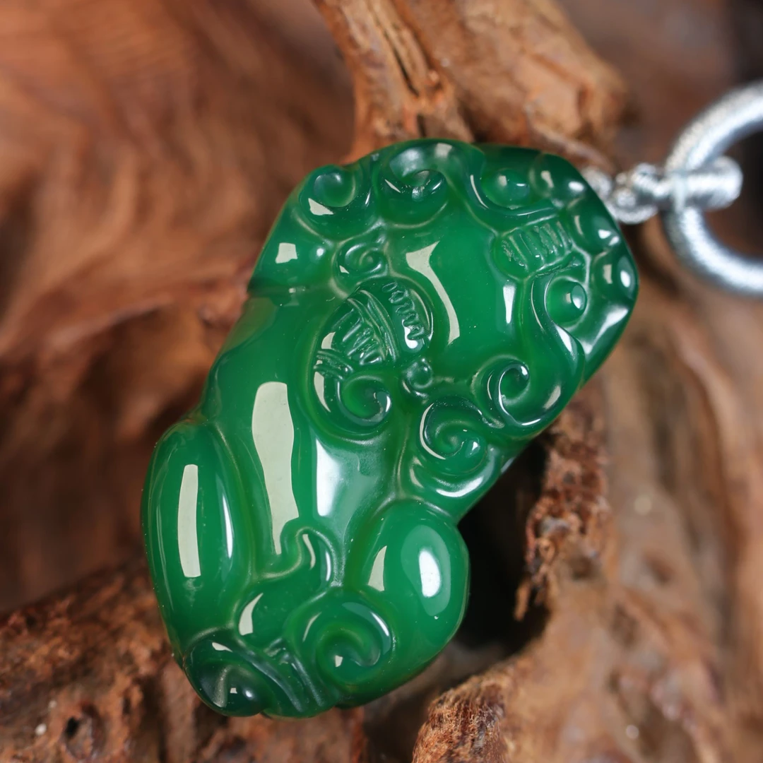 矿玉行-玛瑙绿貔貅-YS42-新人福利-模板