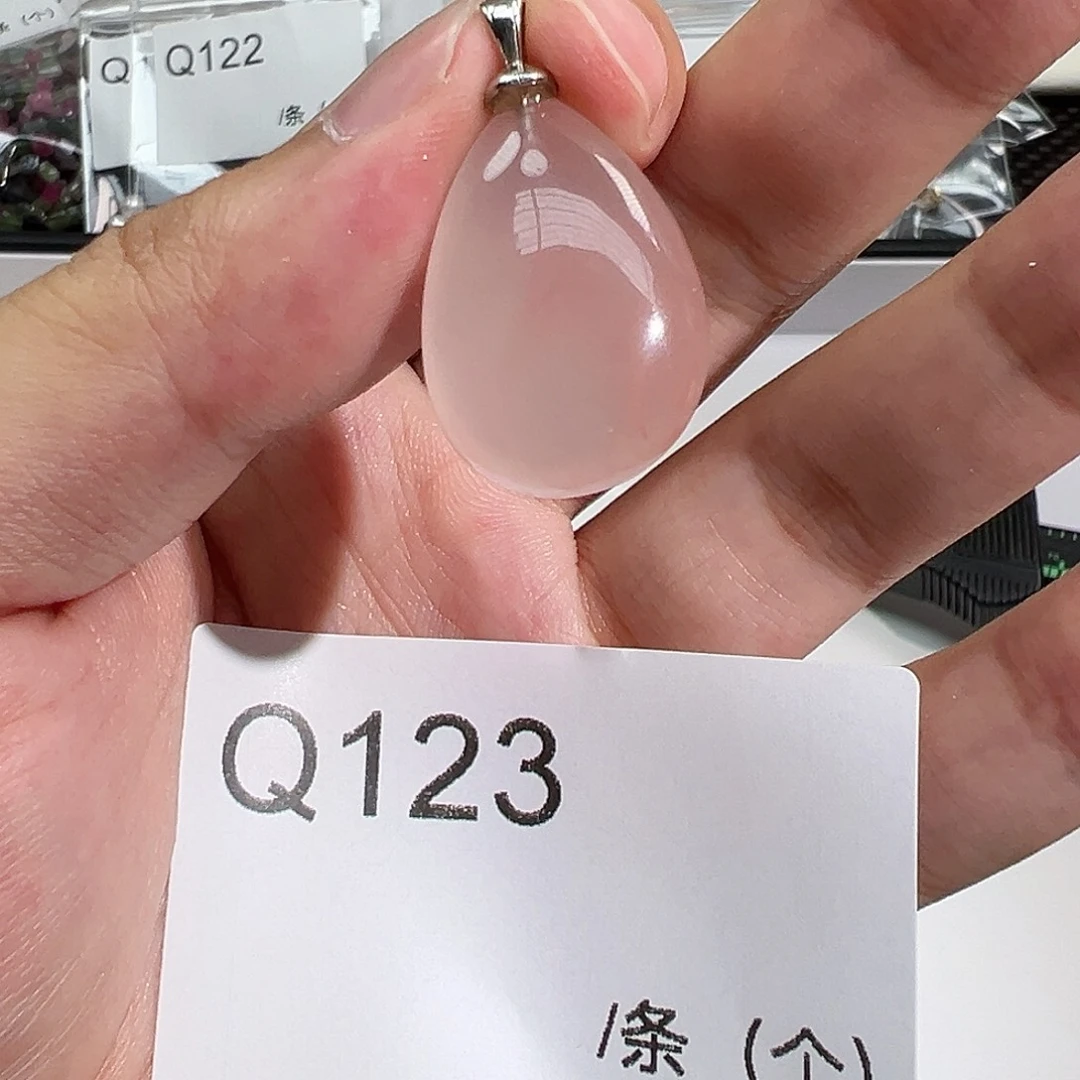 南红玛瑙银S925镶嵌颈饰Q123