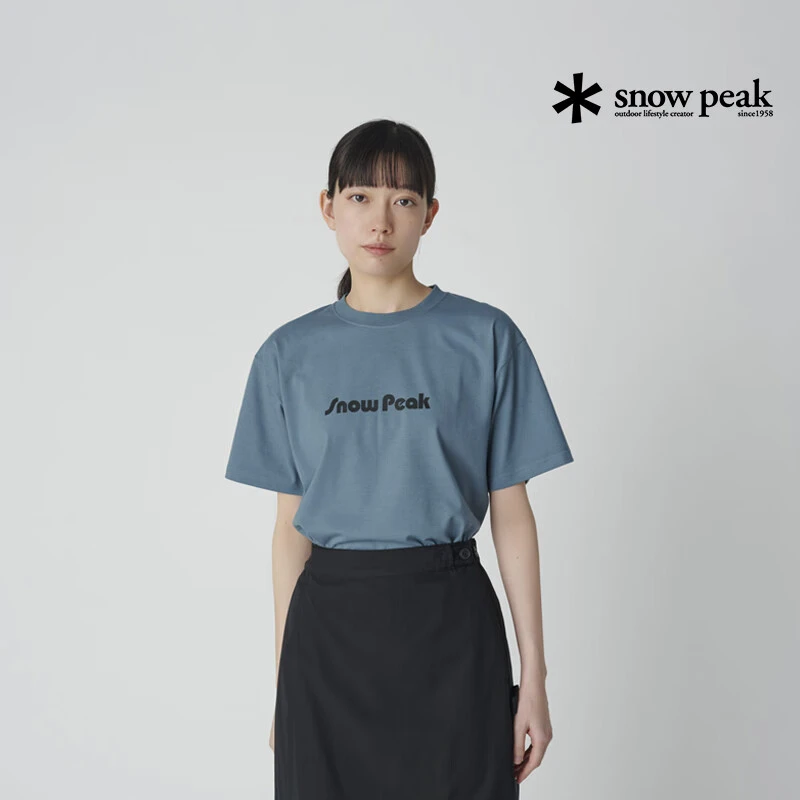 Snow Peak雪峰户外Unwind速干T恤男女春夏潮流休闲短袖TS-25SU105