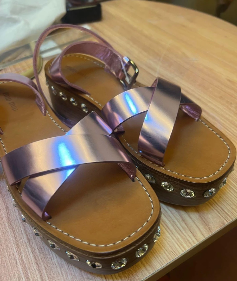 95新 MIU MIU/缪缪 95新 缪缪女鞋 16813 37码
