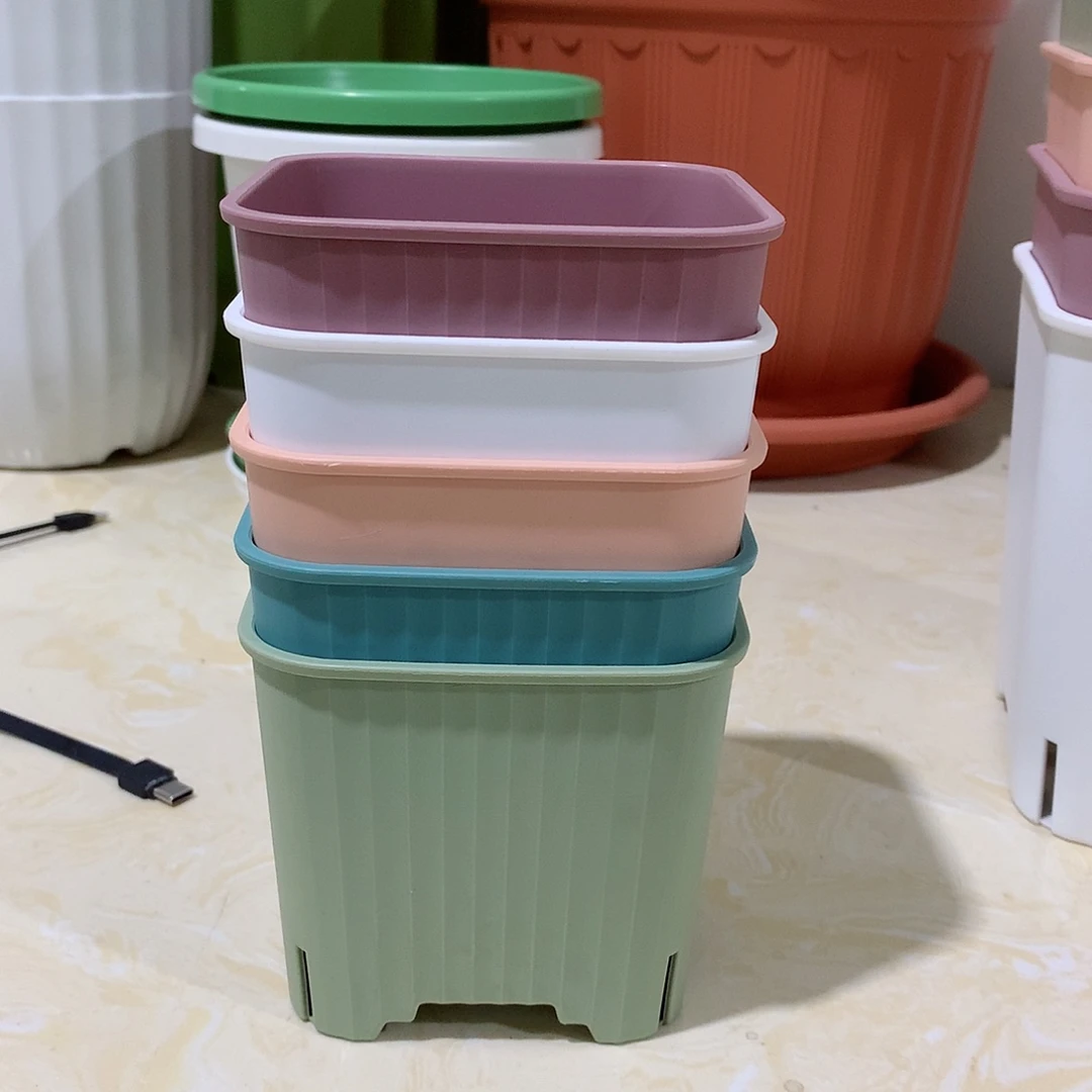 树脂方口10混色5个无托