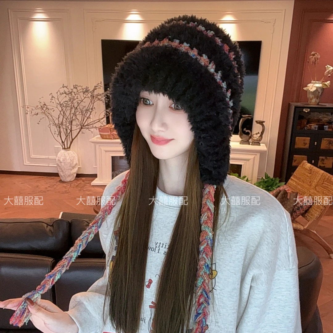 2025新款（找到对应编号下单）毛茸茸帽子2025款保暖显脸小DD