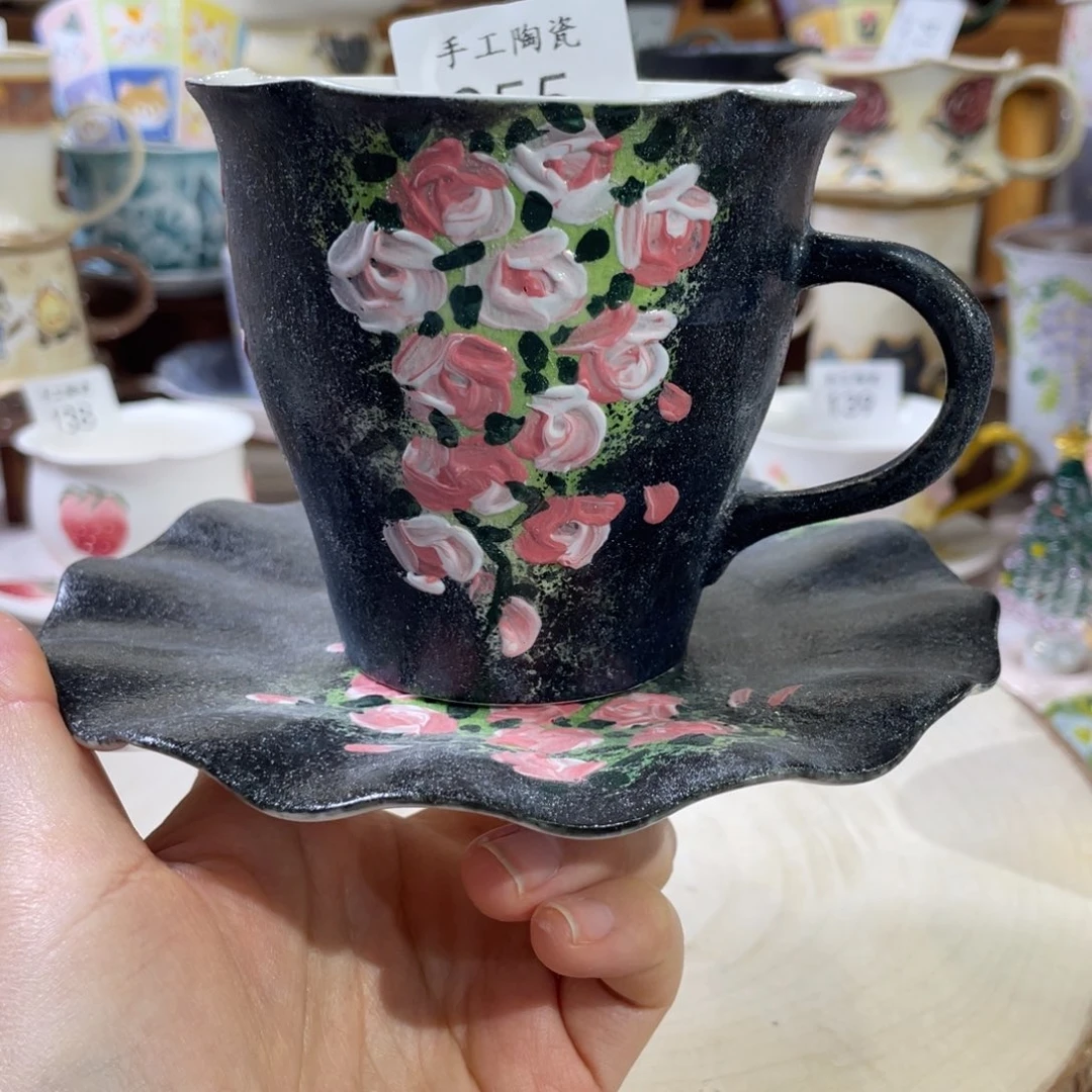 景德镇手工岩彩套装255