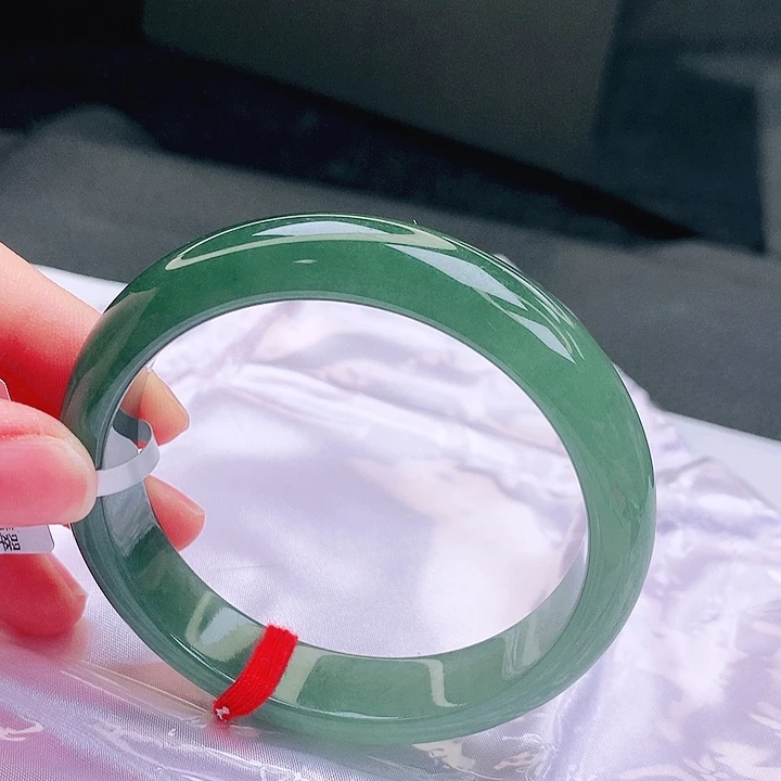 翡翠未镶嵌手镯缅甸天然a货翡翠手镯