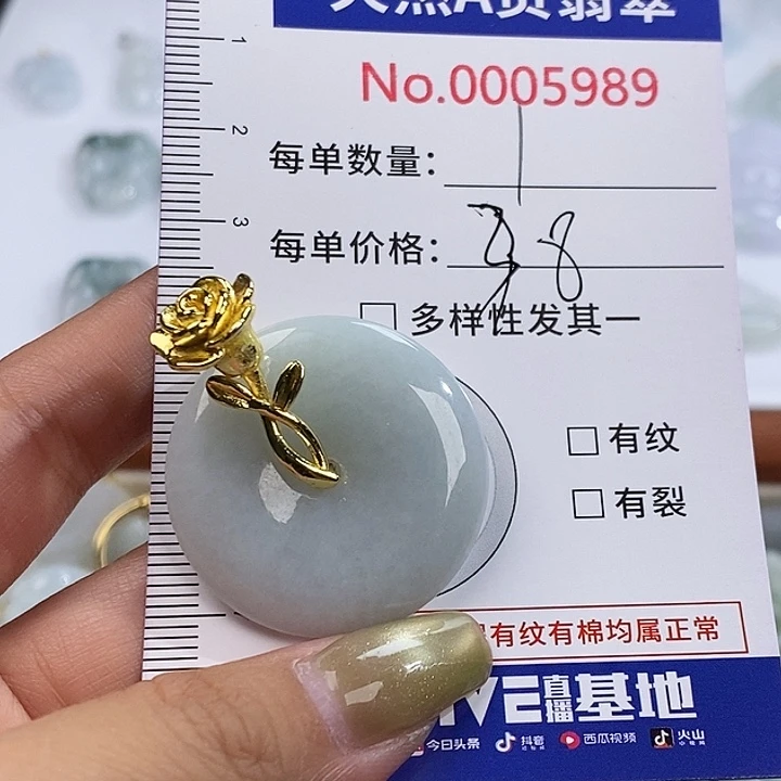 翡翠未镶嵌颈饰38