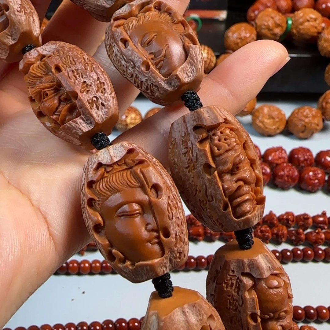 橄榄核手串/手链佛魔一念20水晶核