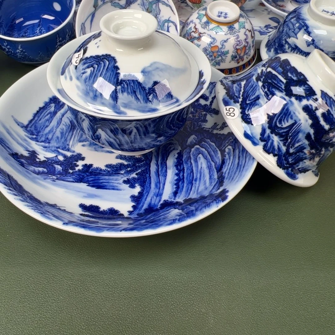 景德镇纯手工纯手绘茶具木木43 85 95