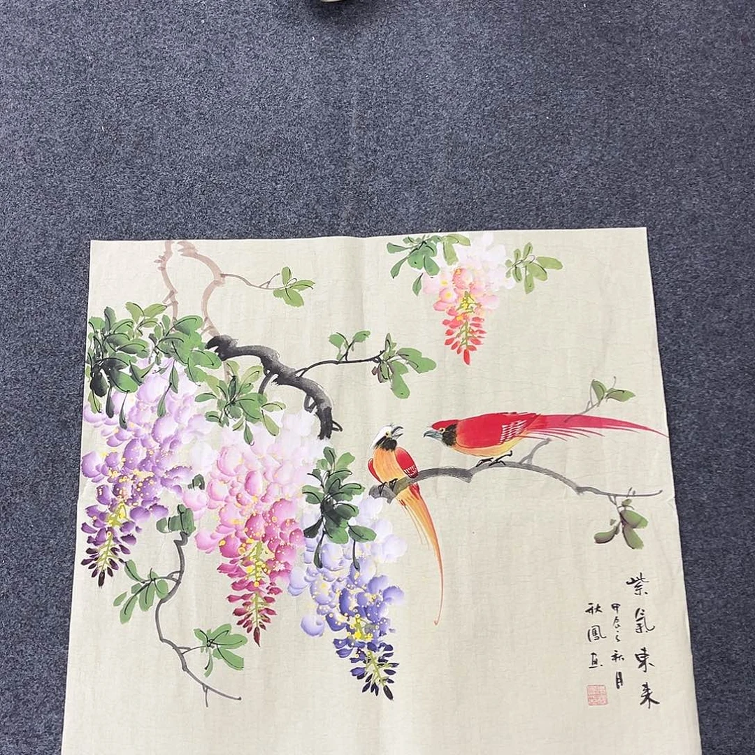 国画宣纸国画作品纯手绘