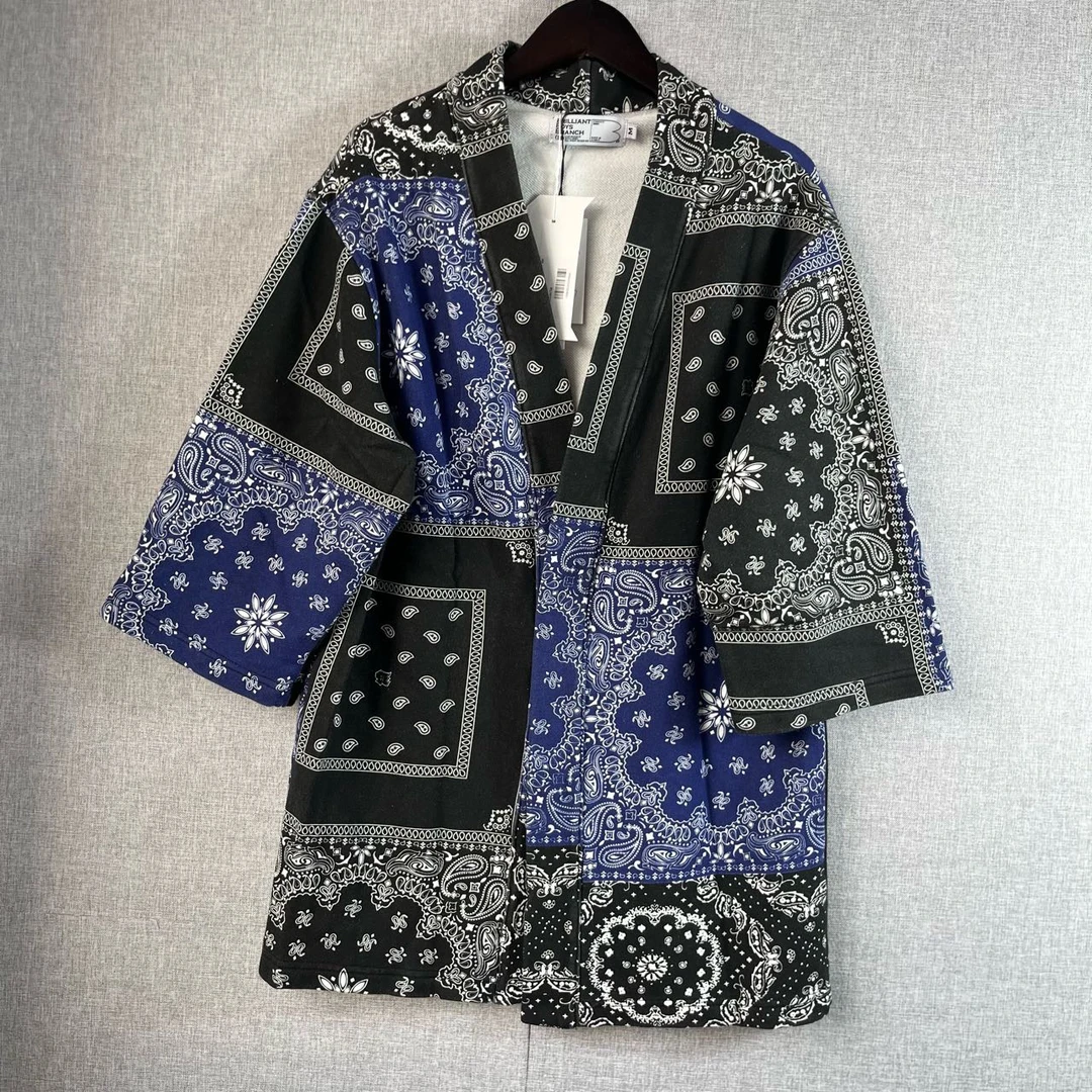 BBB 腰果花针织道袍03KT08