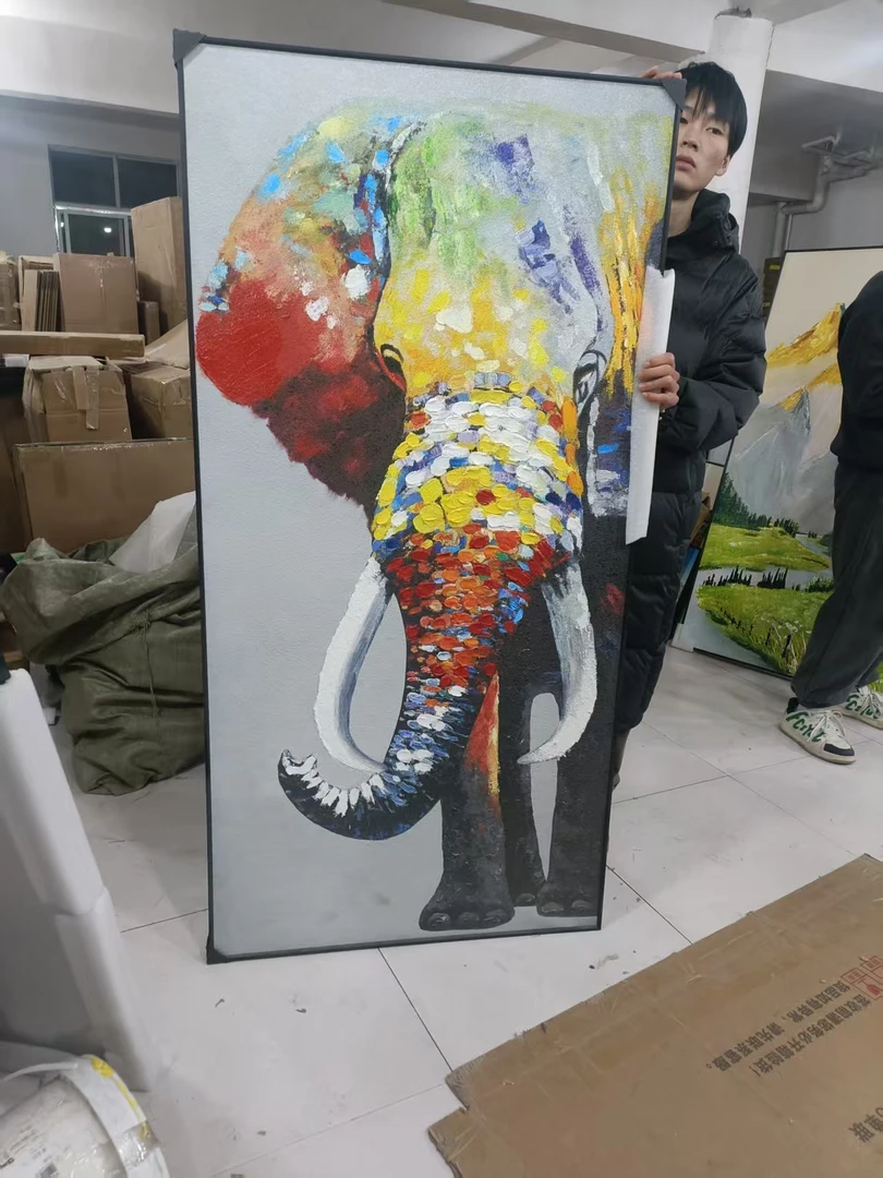 抽象风格专用栏挂画餐厅斗柜80160微瑕疵