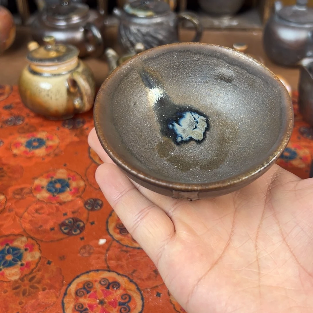 杯柴烧茶器主人杯