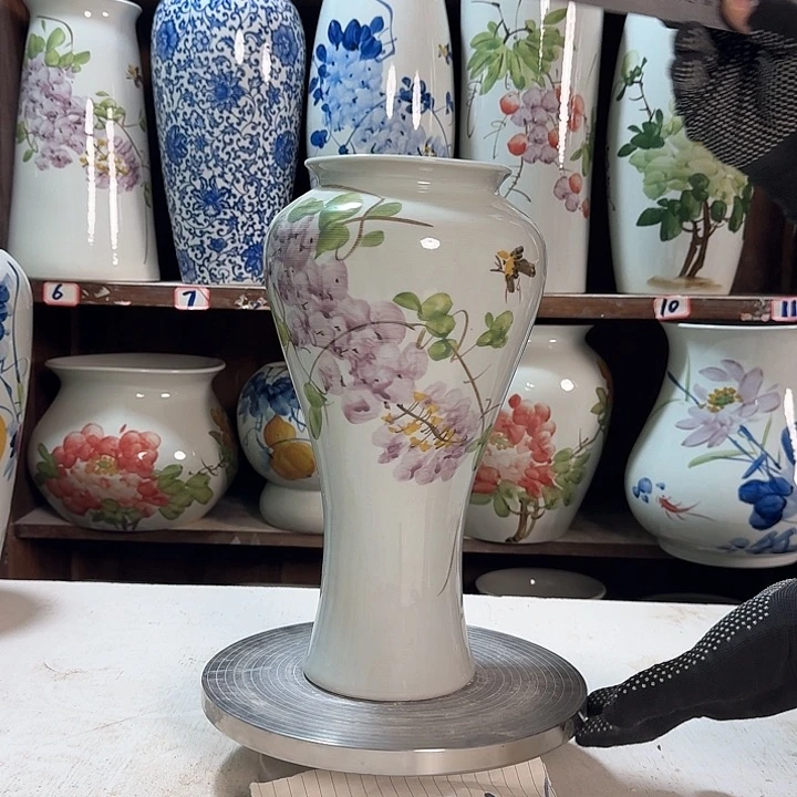 瓶梅瓶紫藤新款陶瓷