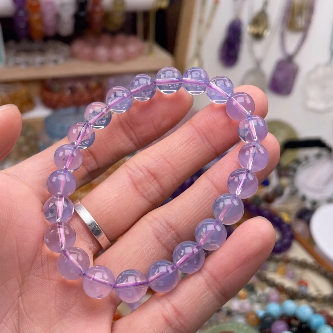 未镶嵌手链水晶紫玉晶