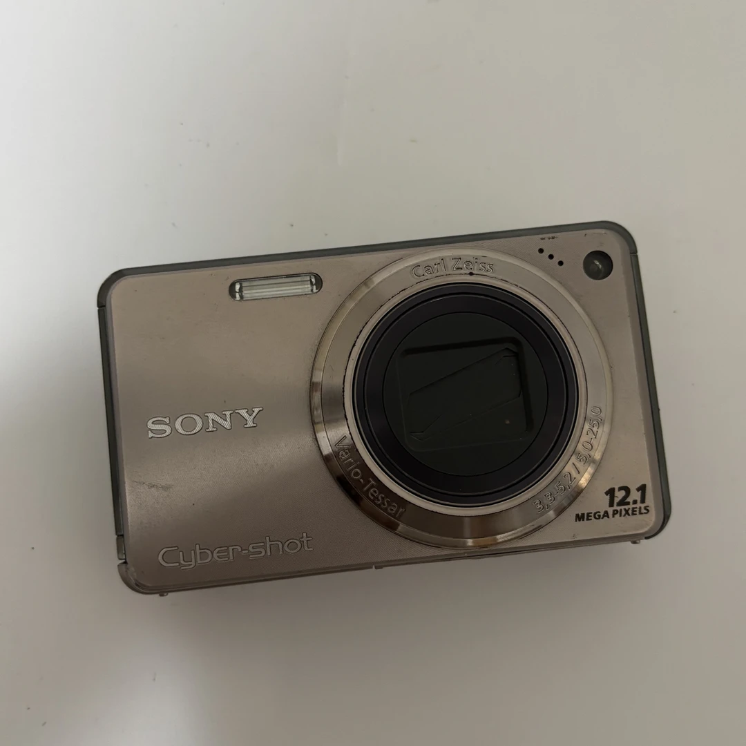 9新 Sony/索尼 w290棕色热门复古感ccd相机带配件