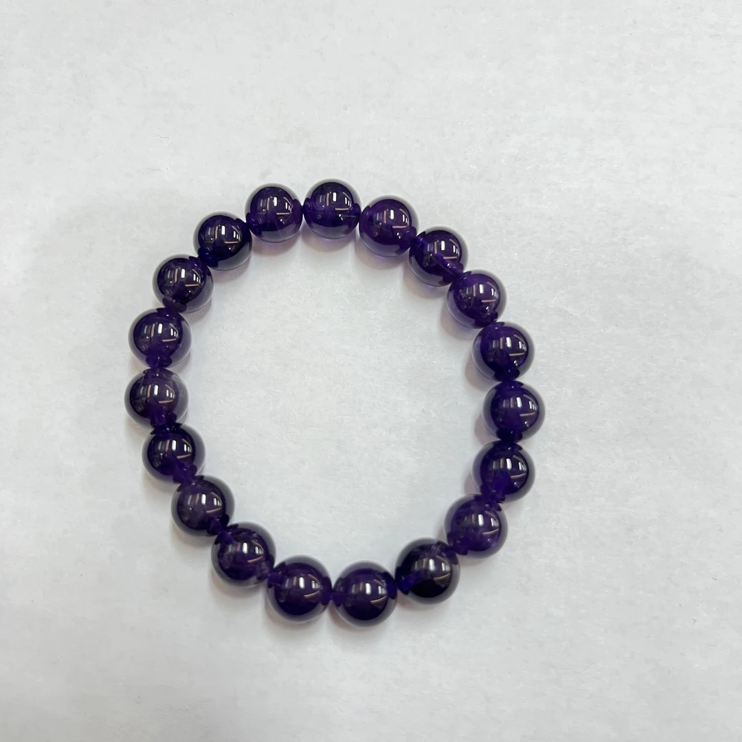 紫水晶手串10m+*（多样性发一件）236