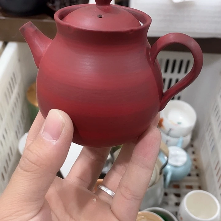 陶瓷茶具全部清清完回家过年