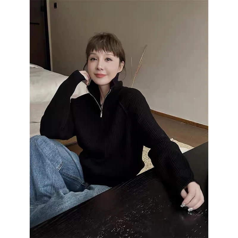 【婴儿蓝】3878超柔软外套高品质中领半开上衣