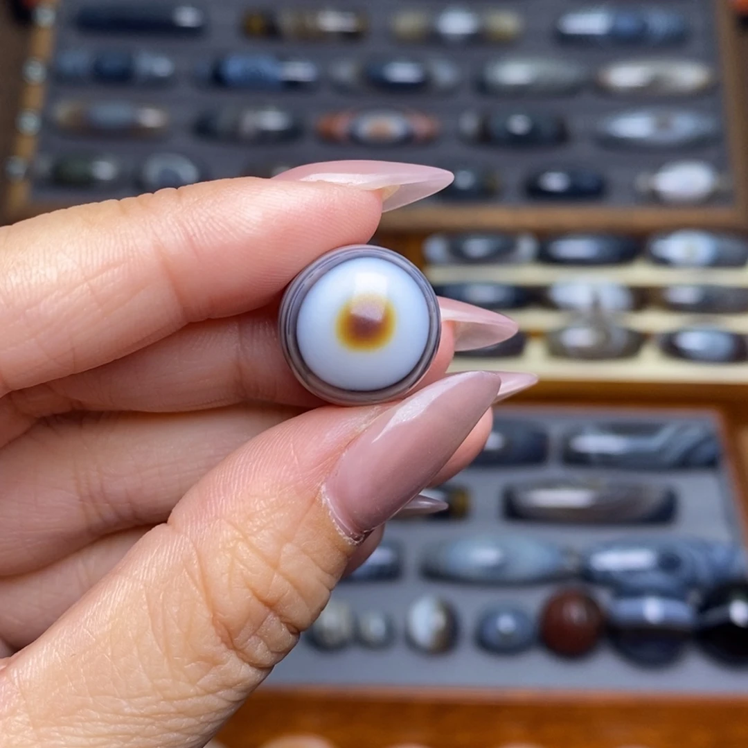 玛瑙/玉髓珠宝半成品未镶嵌缘*