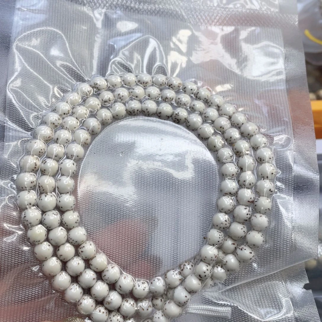 一***周吊坠星月菩提原生态大留白圆珠尺寸6