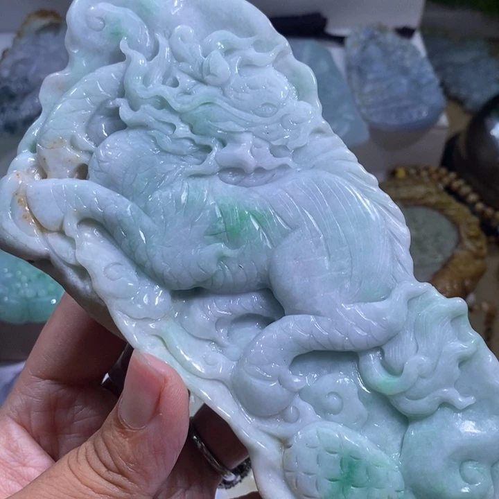 【闪购商品】颈饰未镶嵌翡翠龙牌