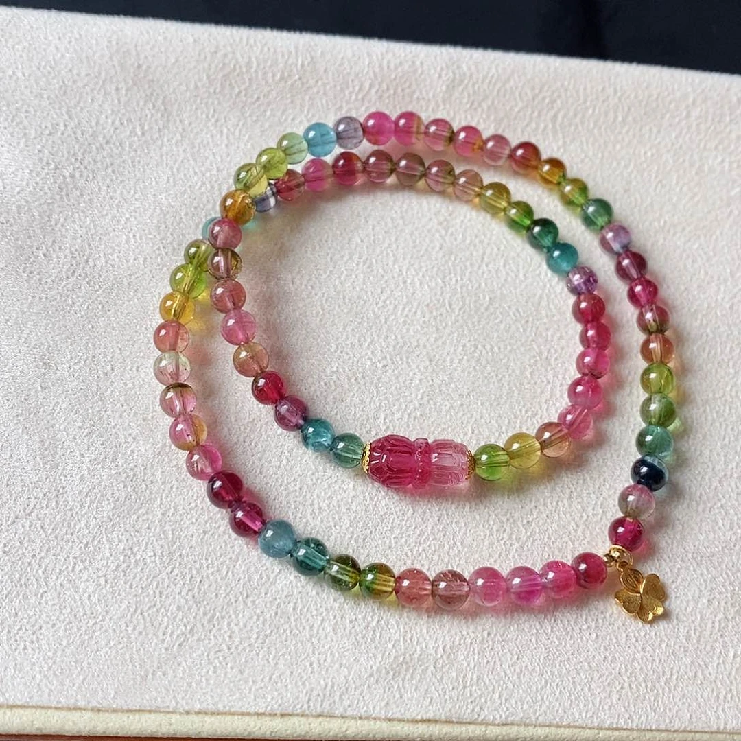 碧玺碧玺手链未镶嵌