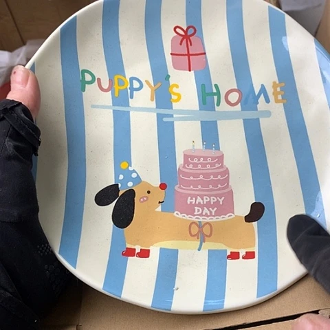 盘陶瓷制品满25拼单发货默认微瑕