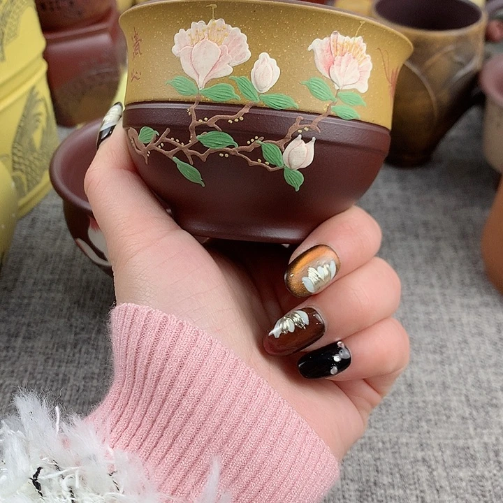 紫砂茶杯高端主人杯
