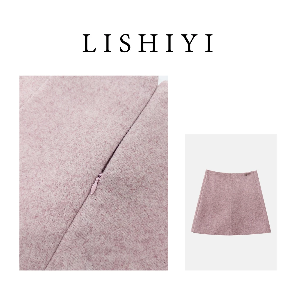 【李十一LISHIYI】气质高腰显瘦小香风半身裙女A字短裙半身裙213
