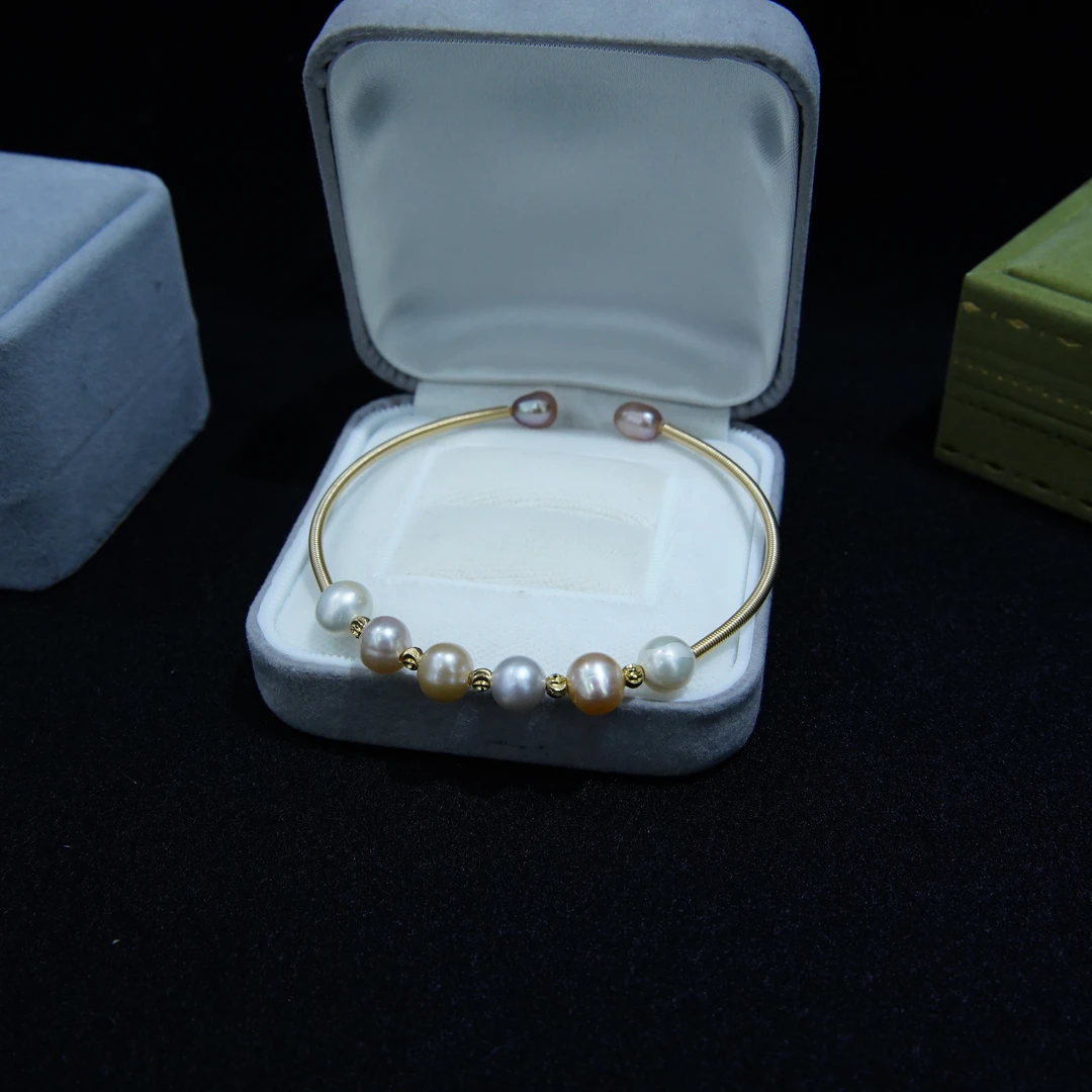 【种草丛专属】泽云-合金淡水有核珍珠手镯（多样性）