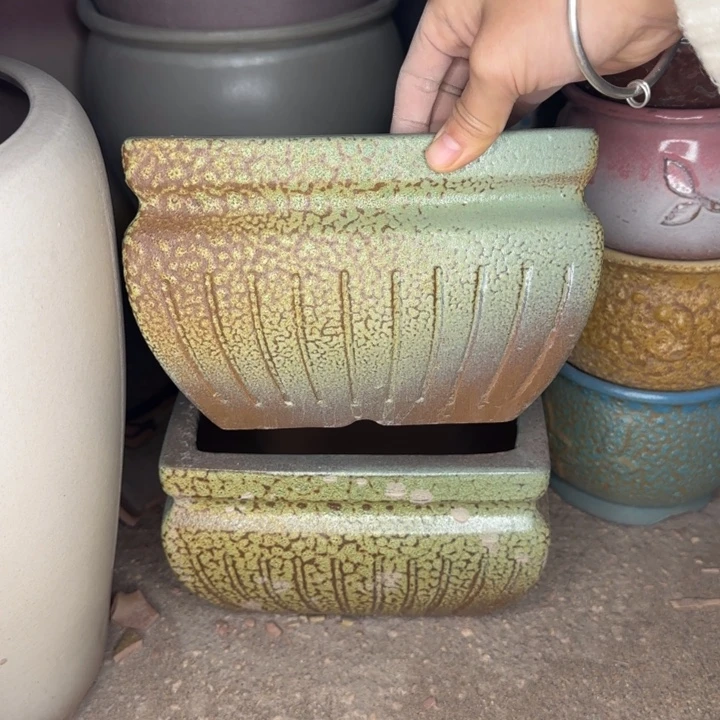 瑕疵花盆处理啦口17高13