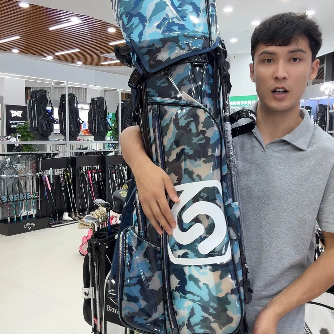 高尔夫球包韩国潮牌蓝色