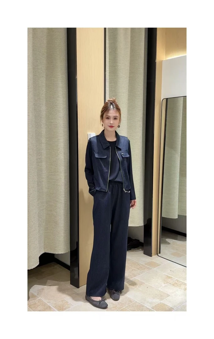 【慕莎服飾】2025秋季新款时尚马甲三件套#2508