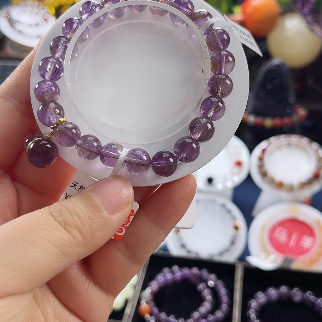 水晶手链未镶嵌珍**