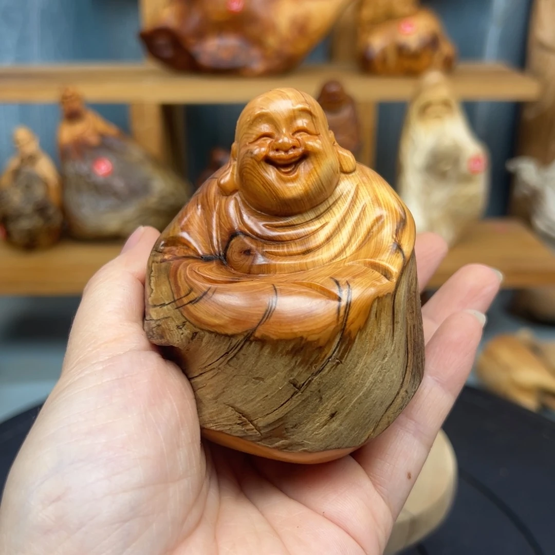 木观**琴崖柏木摆件手把件