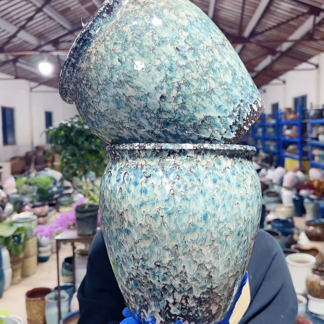 花盆紫砂高21口19