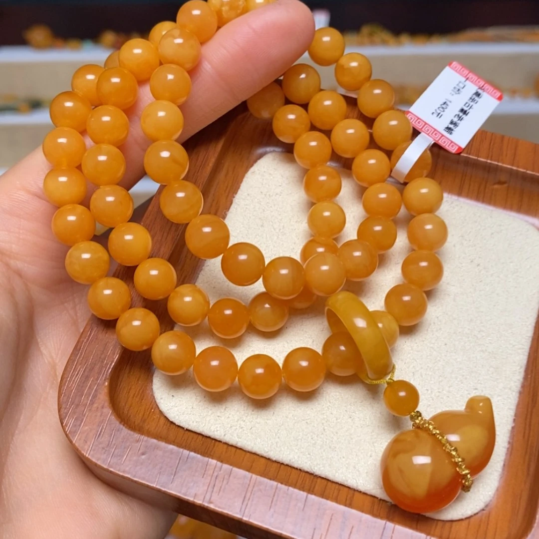 【闪购商品】未镶嵌颈饰蜜蜡项链